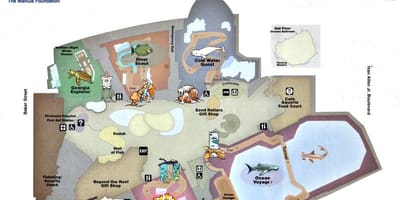 Georgia Aquarium Mapě