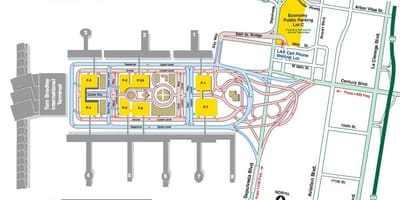 Atlanta airport delta terminál mapě