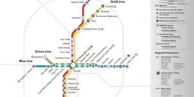 Mapa MARTA