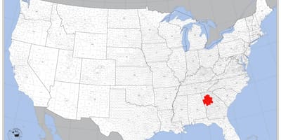 Atlanta na nás mapě