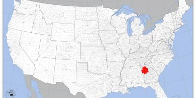 Atlanta na nás mapě
